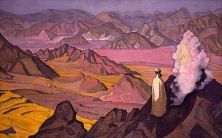 Haga click para ver la imagen ampliada mohammed on mt hira 1925.jpg